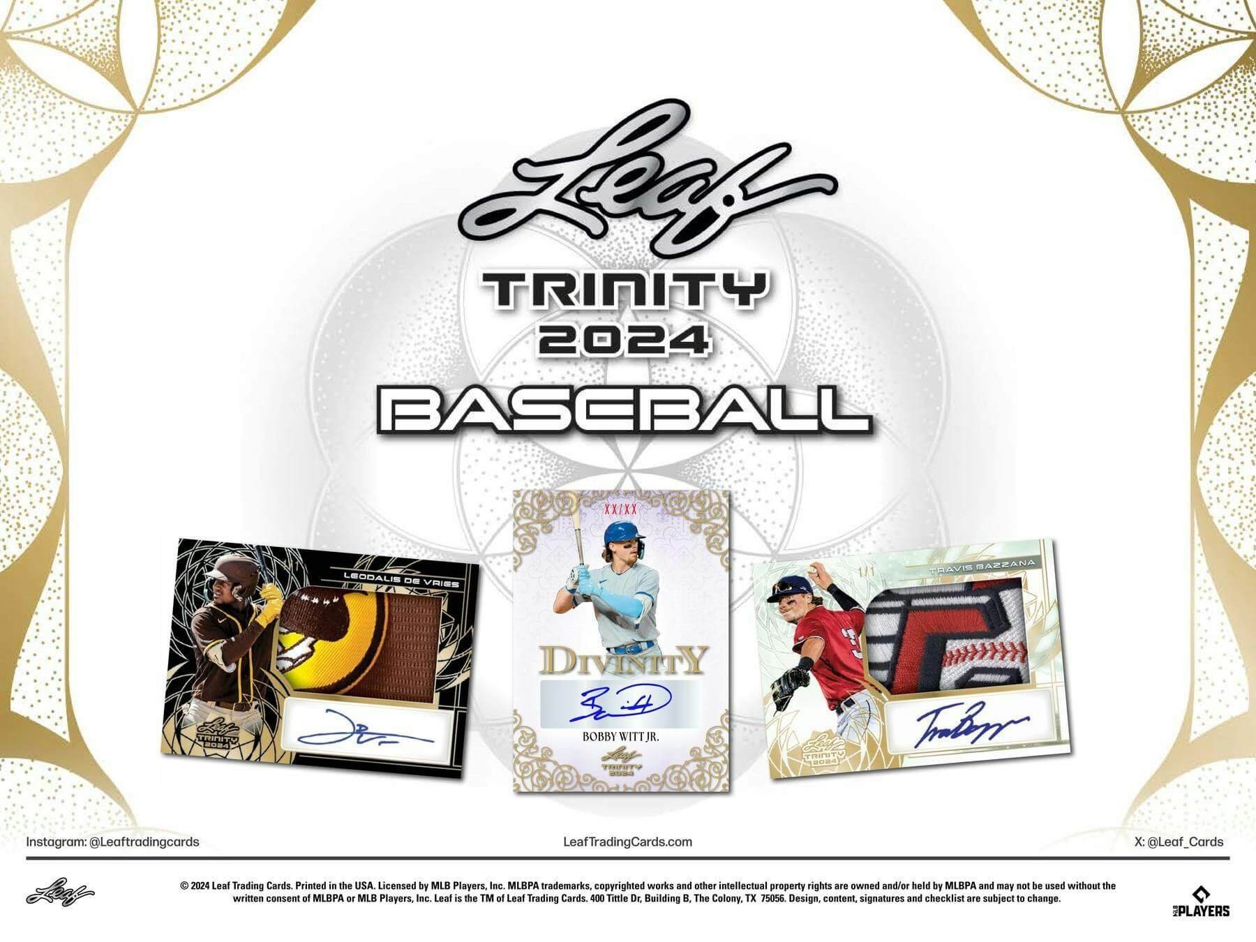 2024 Leaf Trinity Baseball Hobby Box